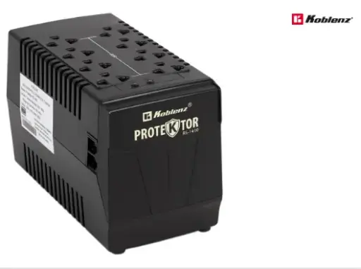 Regulador Koblenz RS-1410 de 1410VA/700W con 8 contactos.
